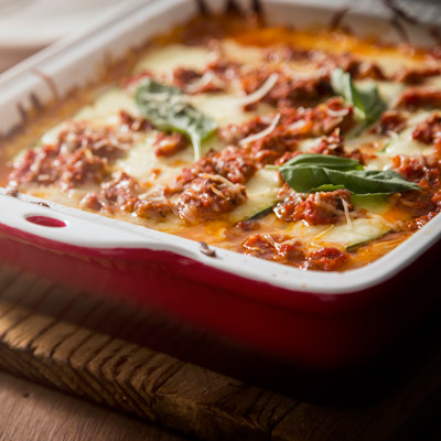 easy week night lasagna