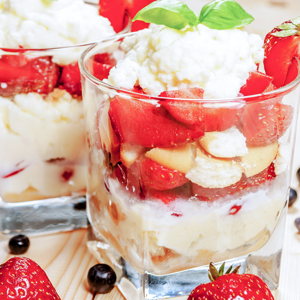 strawberry shortcake cups