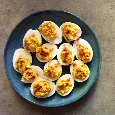 deviled duck eggs