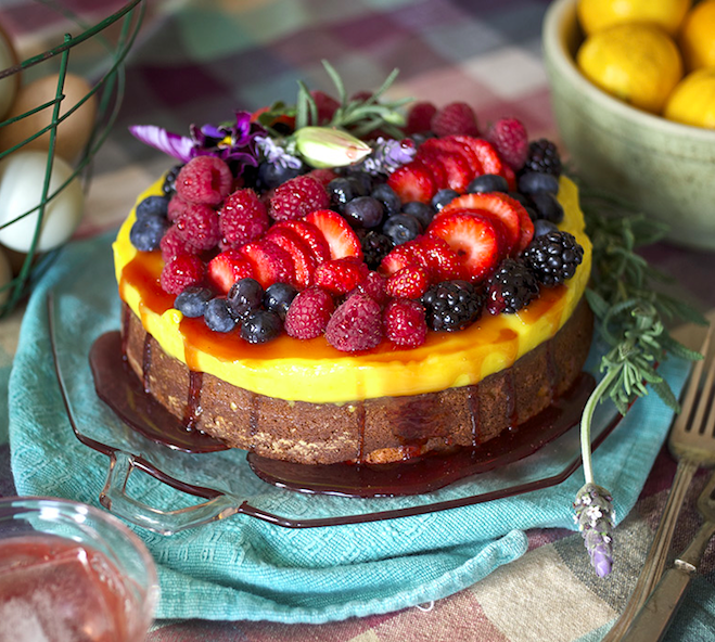 meyer lemon yogurt cake