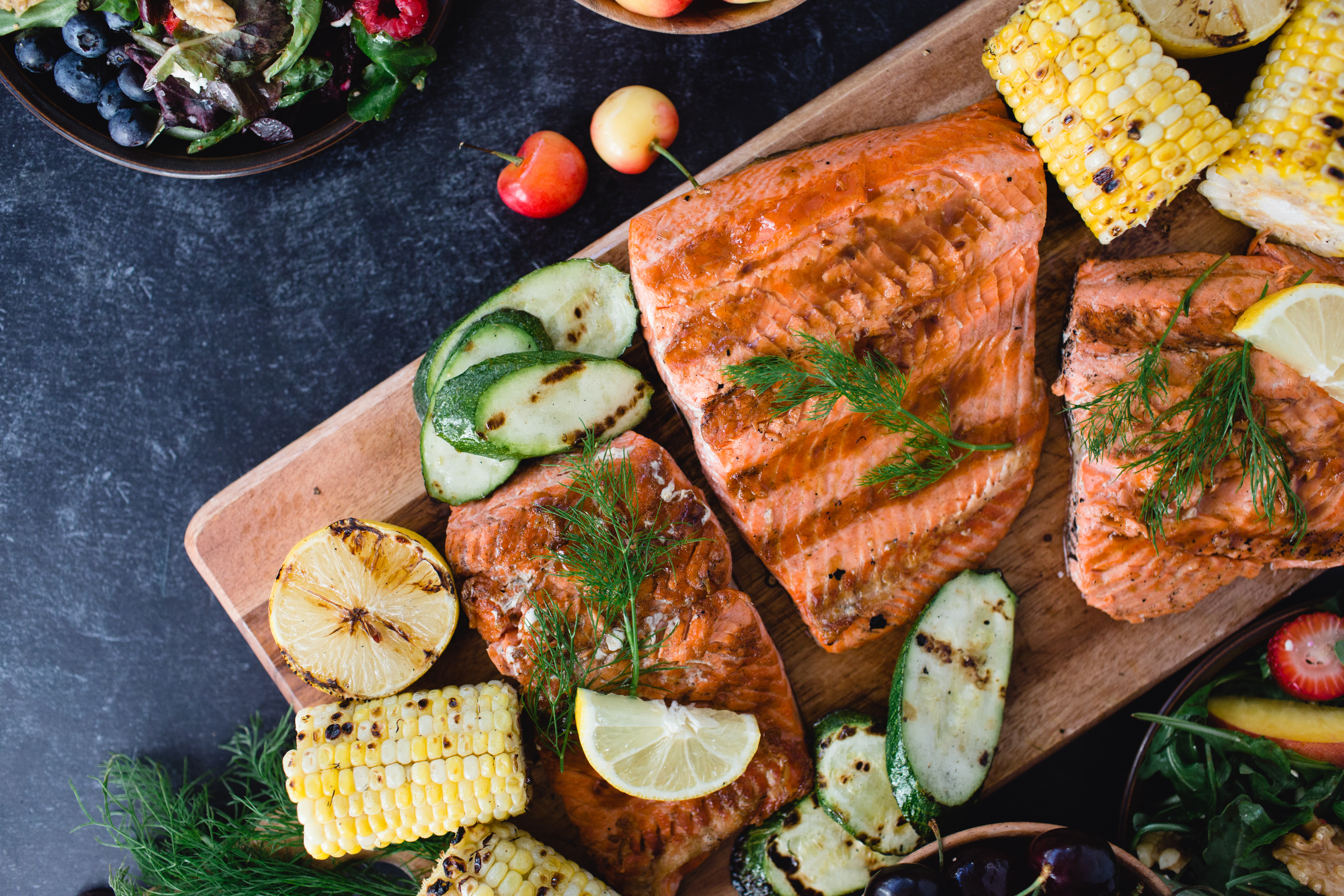 Salmon on a Cedar Plank 