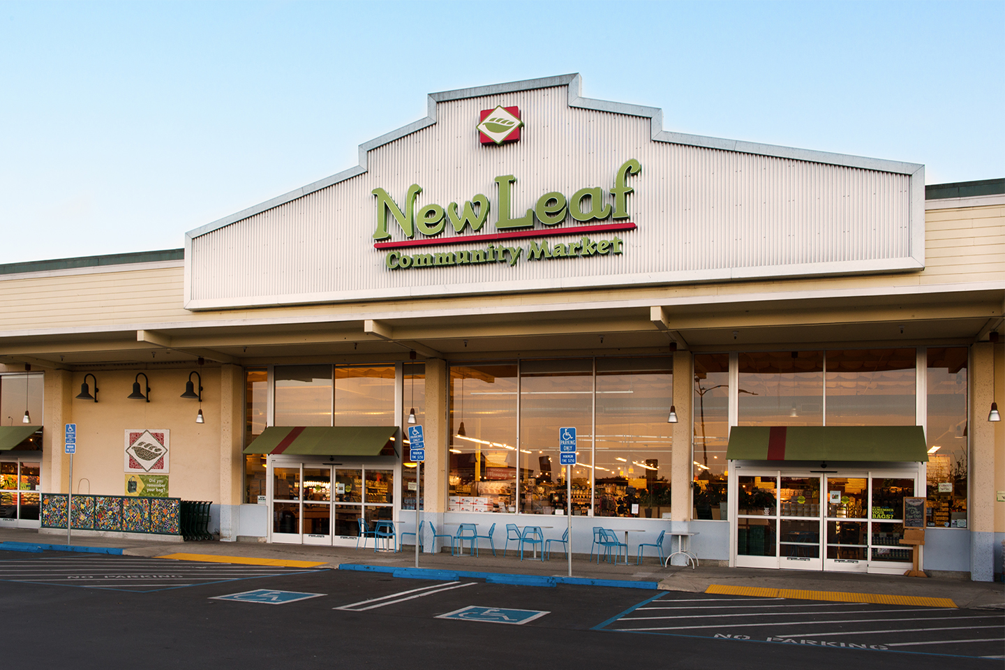 new leaf market Half moon bay partner logos