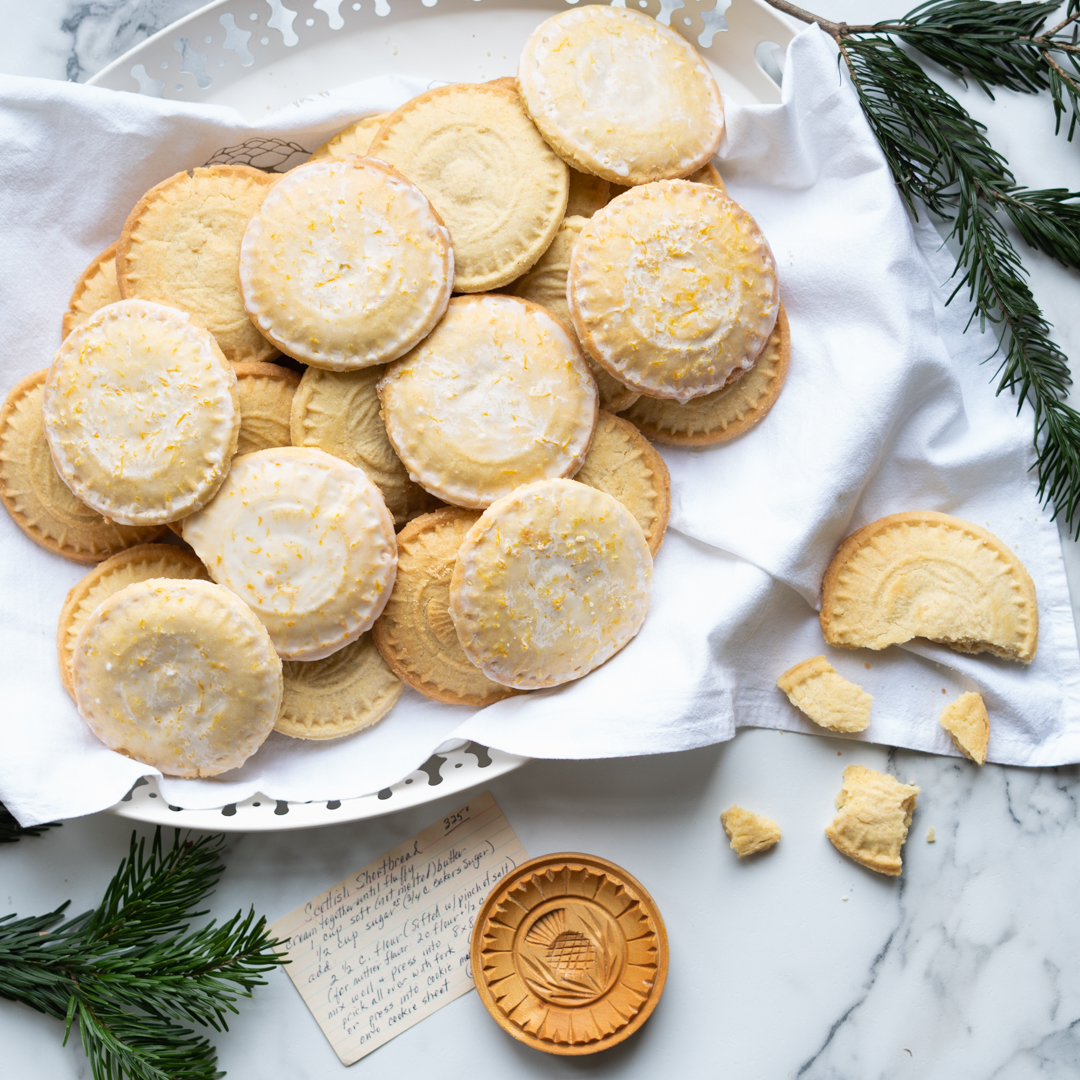 tiffany's scottish shortbread with meyer lemon