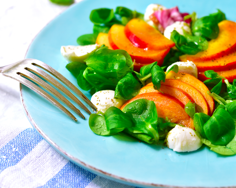 New Leaf - Stone Fruit Caprese Salad