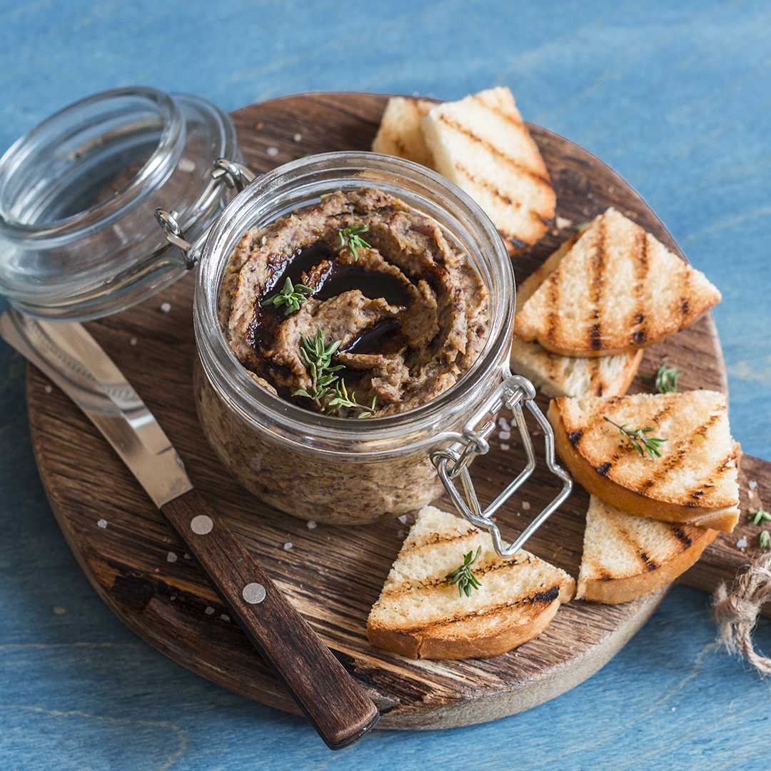 mushroom hazelnut pâté