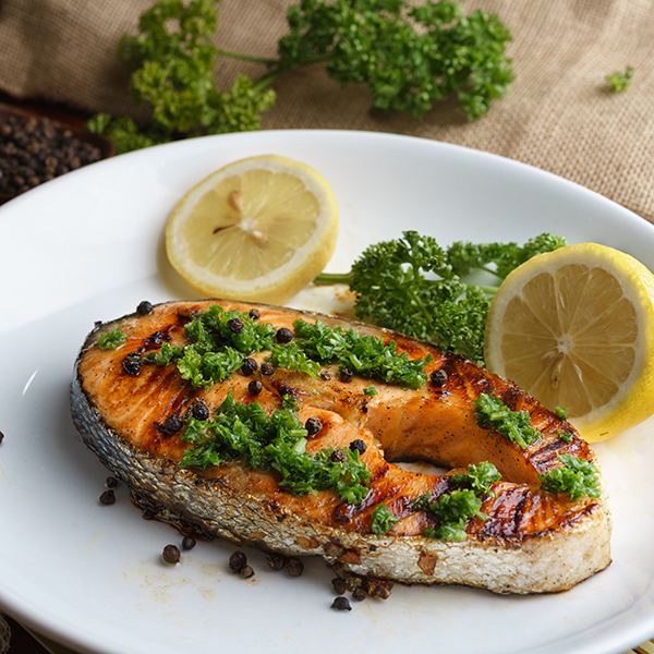 miso & honey marinated salmon