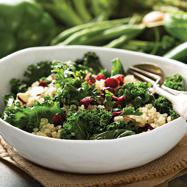 massaged kale salad