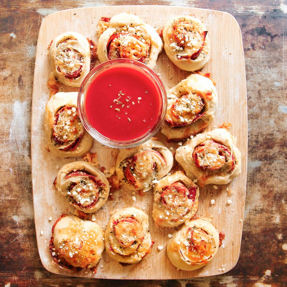 game day pizza rolls